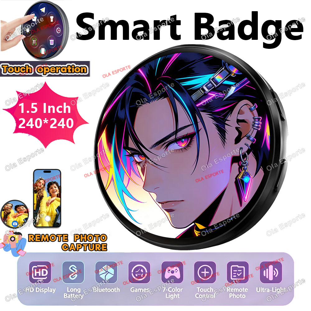 Smart Home Icon - Dynamic Electronic Badge Anime HD Touch