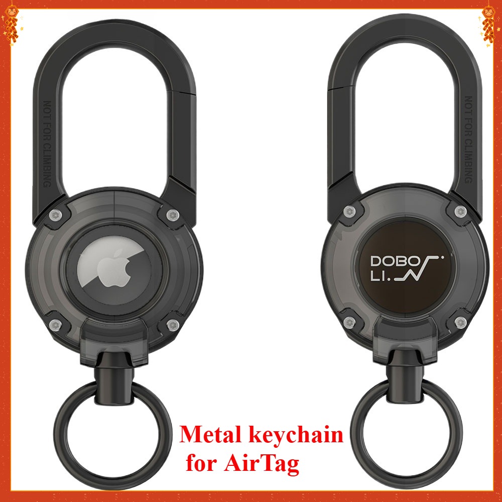 Smart Home Group - For AirTag Holder Keychain,Alloy Car Fob