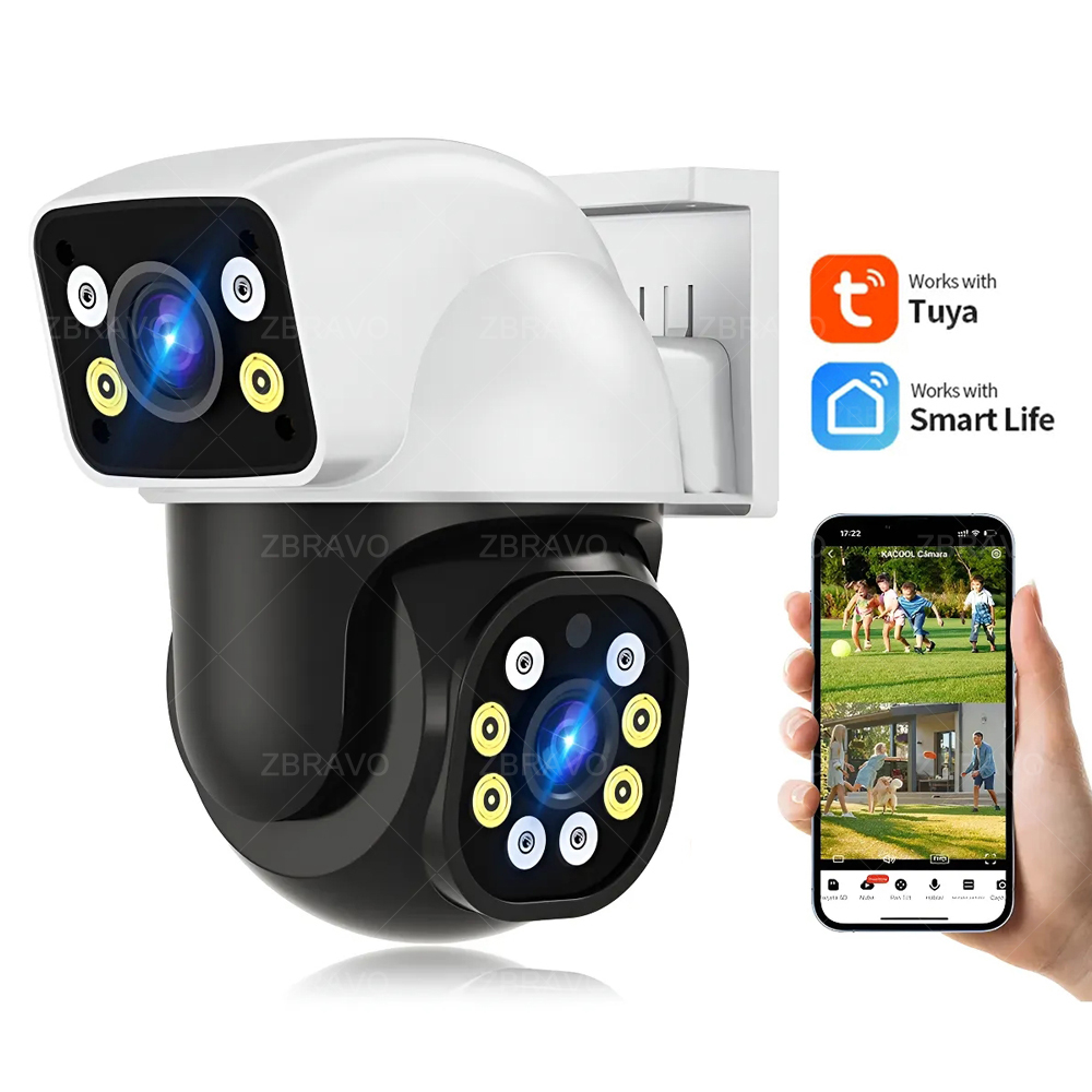 Smart Home Video - Smartlife 8MP WiFi Tuya Outdoor Camera
