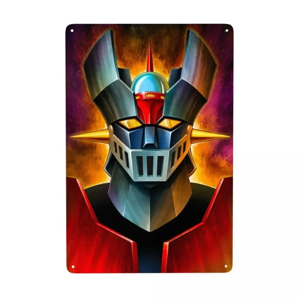 Smart Home Icon - （2D Tin painting）Vintage UFO Robot Mazinger