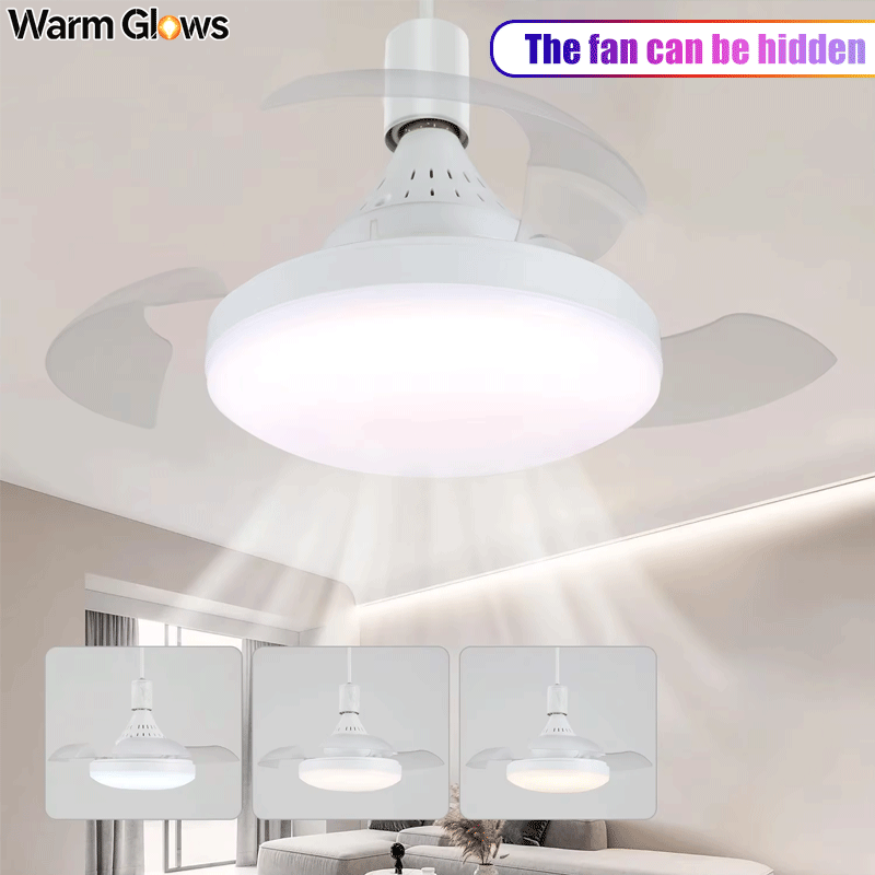 Smart Home Ventilation System - Ceiling Fan With Lighting And Remote