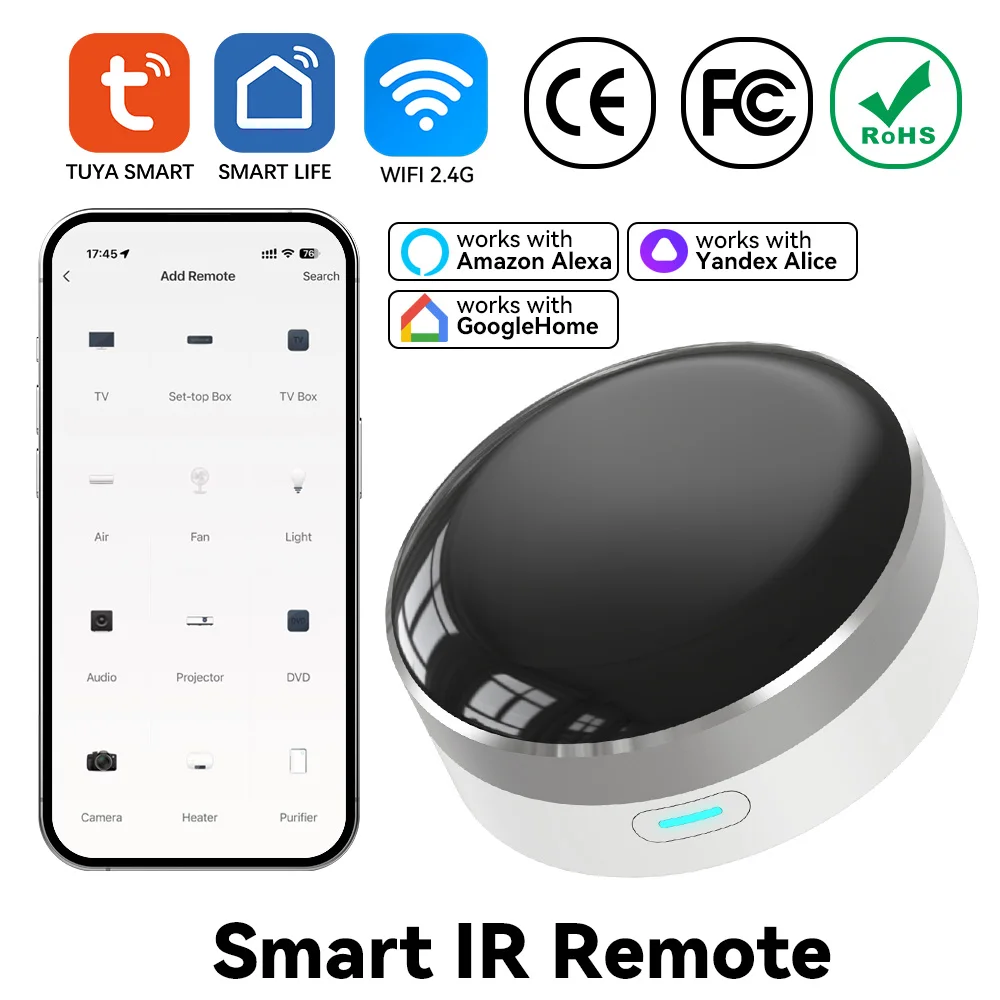 Smart Home Zentrale - YFK WiFi Smart IR Blaster Universal