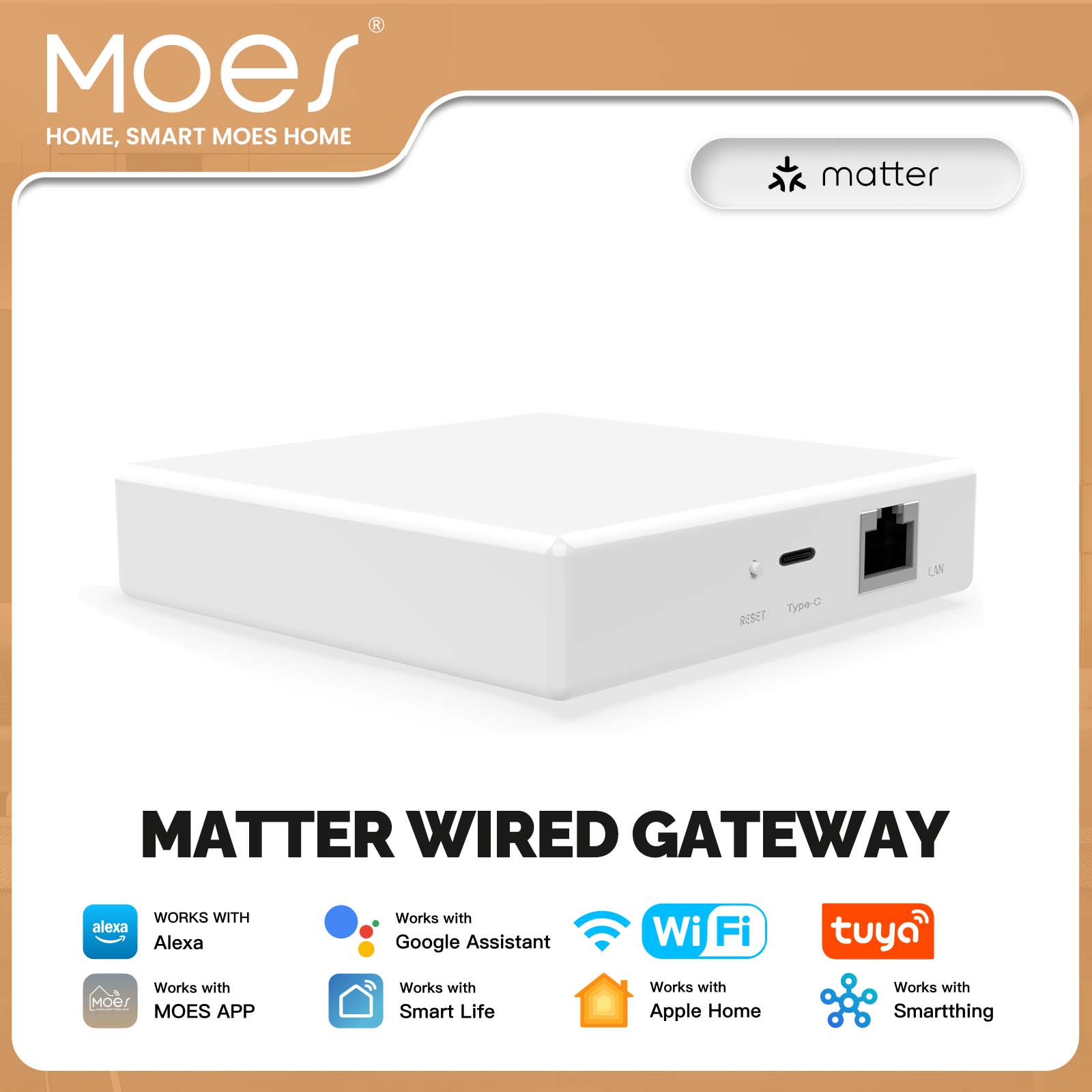 Smart Home Group - MOES Tuya ZigBee Matter Thread Gateway