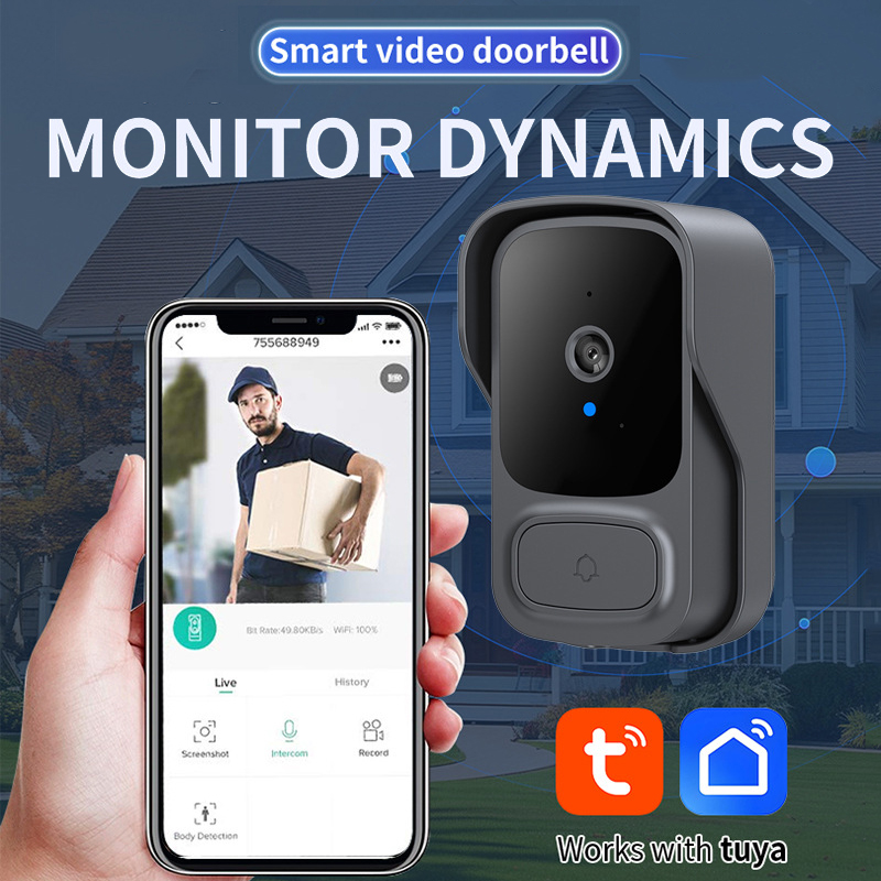 Smart Home Video Doorbell Installation - Tuay Wifi Doorbell Camera With Cloud