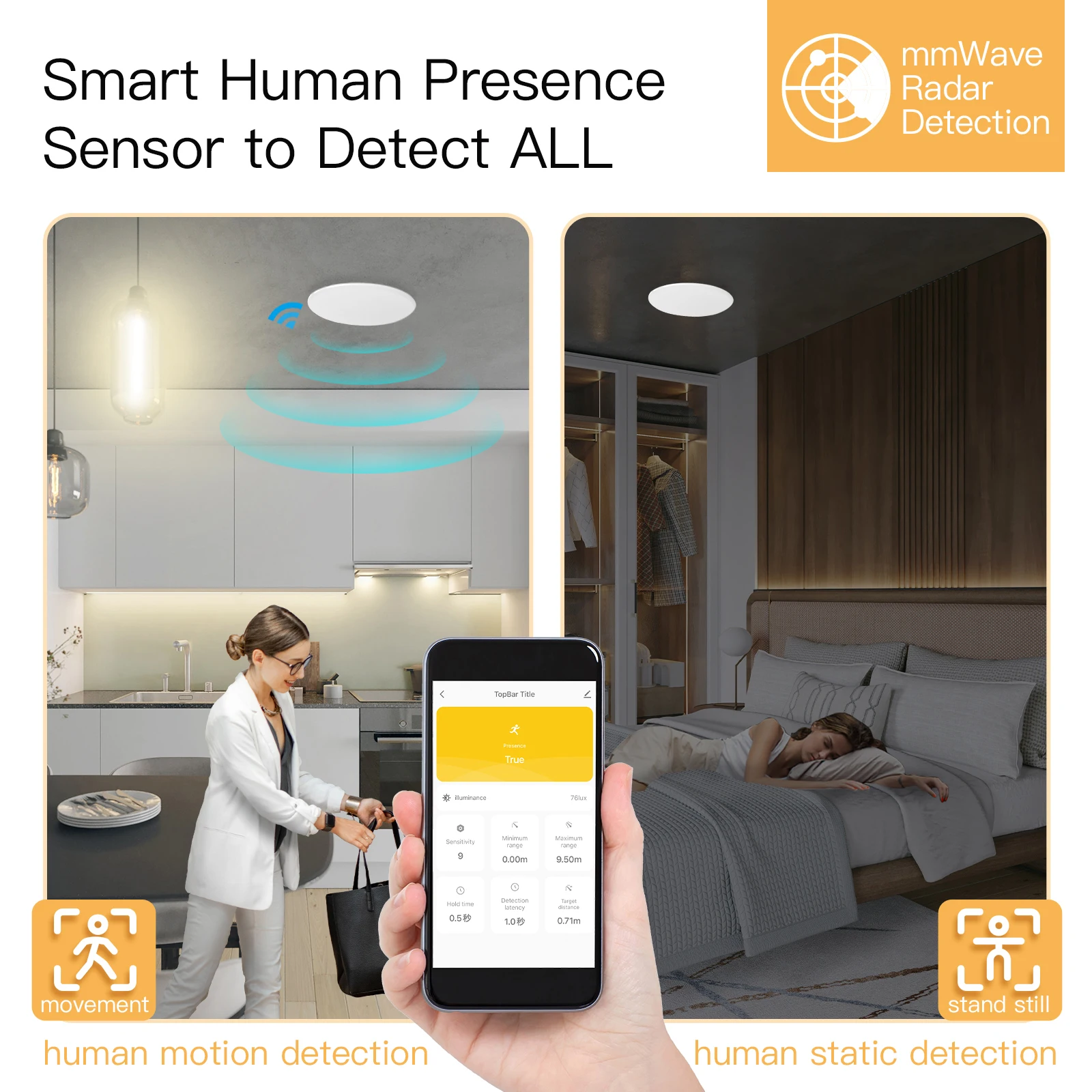 Tuya Smart ZigBee / WiFi Human - Smart Home Wiser ulasan dan harga