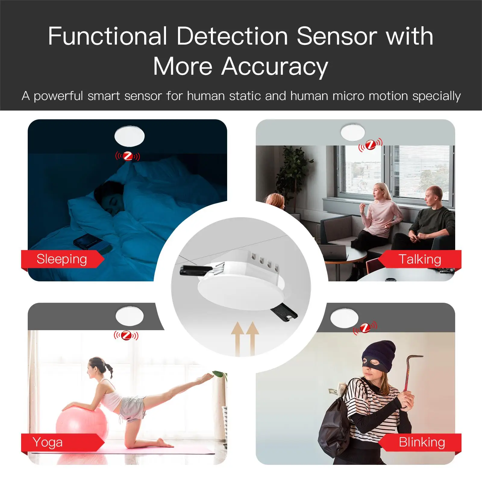 Tuya Smart ZigBee / WiFi Human - Smart Home Wiser ulasan dan harga