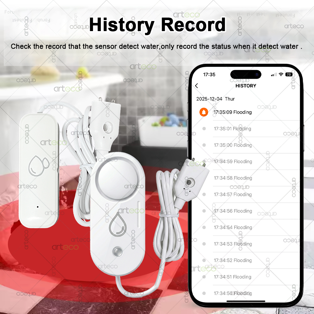 Zigbee Water Leak Sensor Flood - Smart Home Green ulasan dan harga