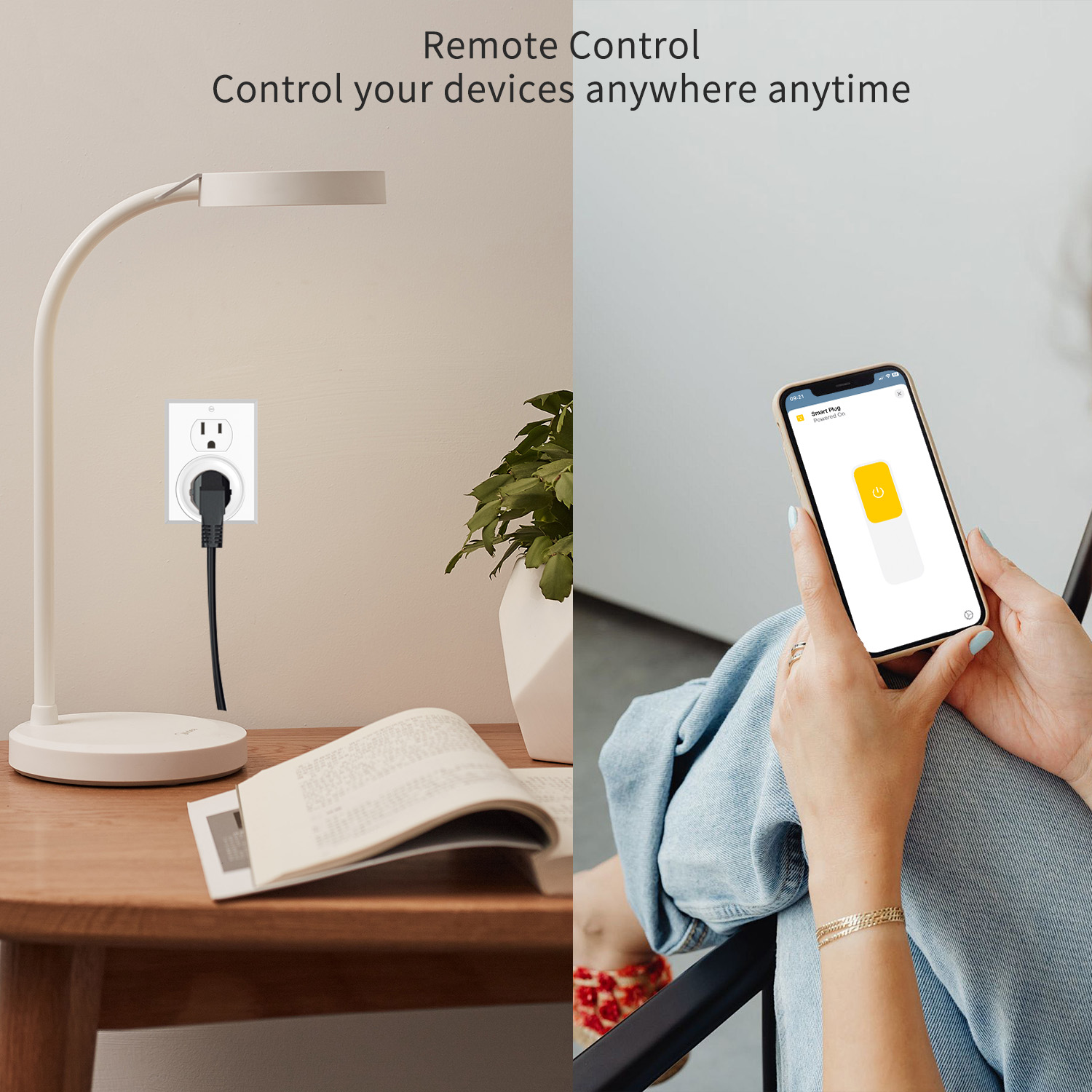 HomeKit US Round Smart Plug 10 - Smart Home Group ulasan dan harga