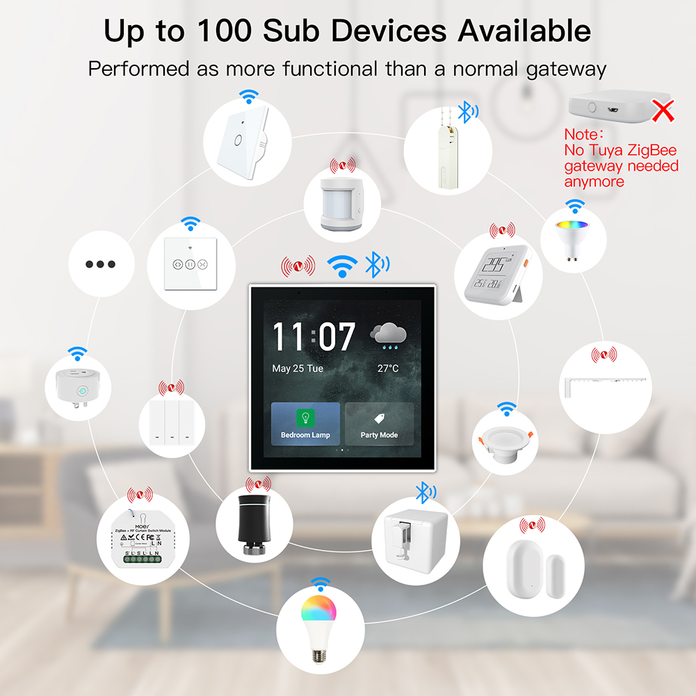 ljc 2026new Tuya 4 Inch Multi- - Smart Home Gateway ulasan dan harga
