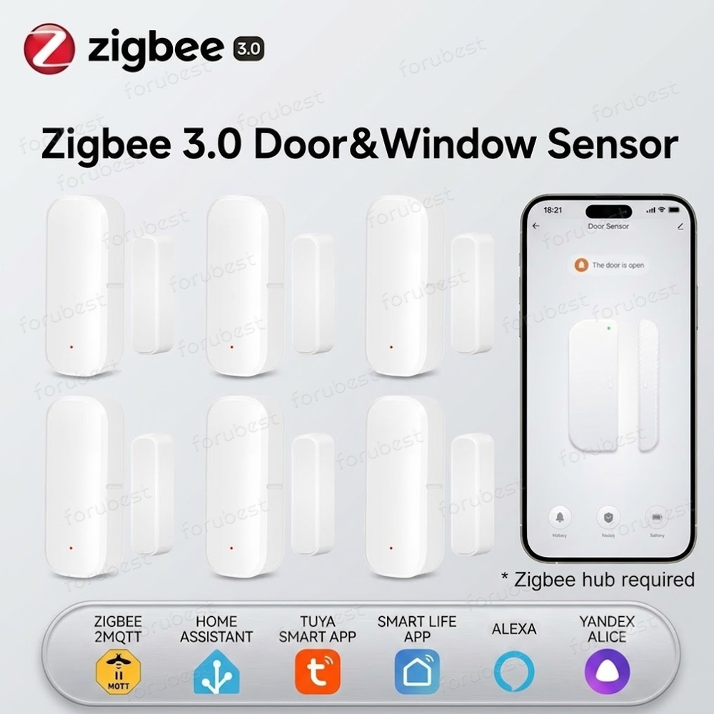 Zigbee 3.0 Door Window Sensor  - Smart Home Zentrale ulasan dan harga