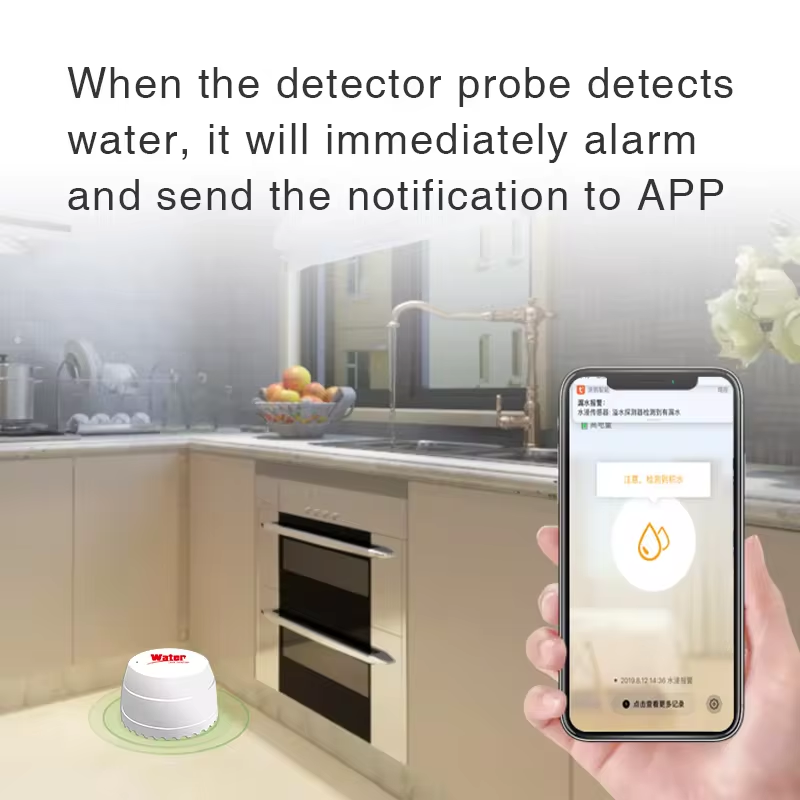 Tuya WiFi Water Leak Detector  - Smart Home Green ulasan dan harga