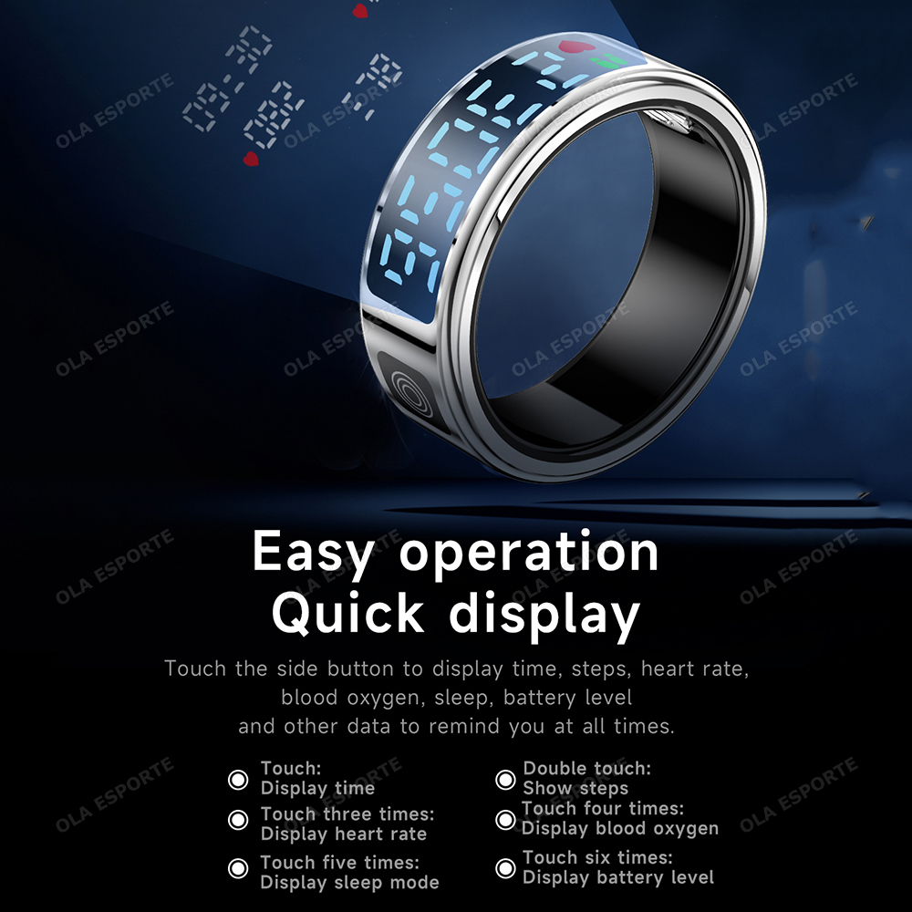 2026 Smart ring with charging  - Smart Home Green ulasan dan harga
