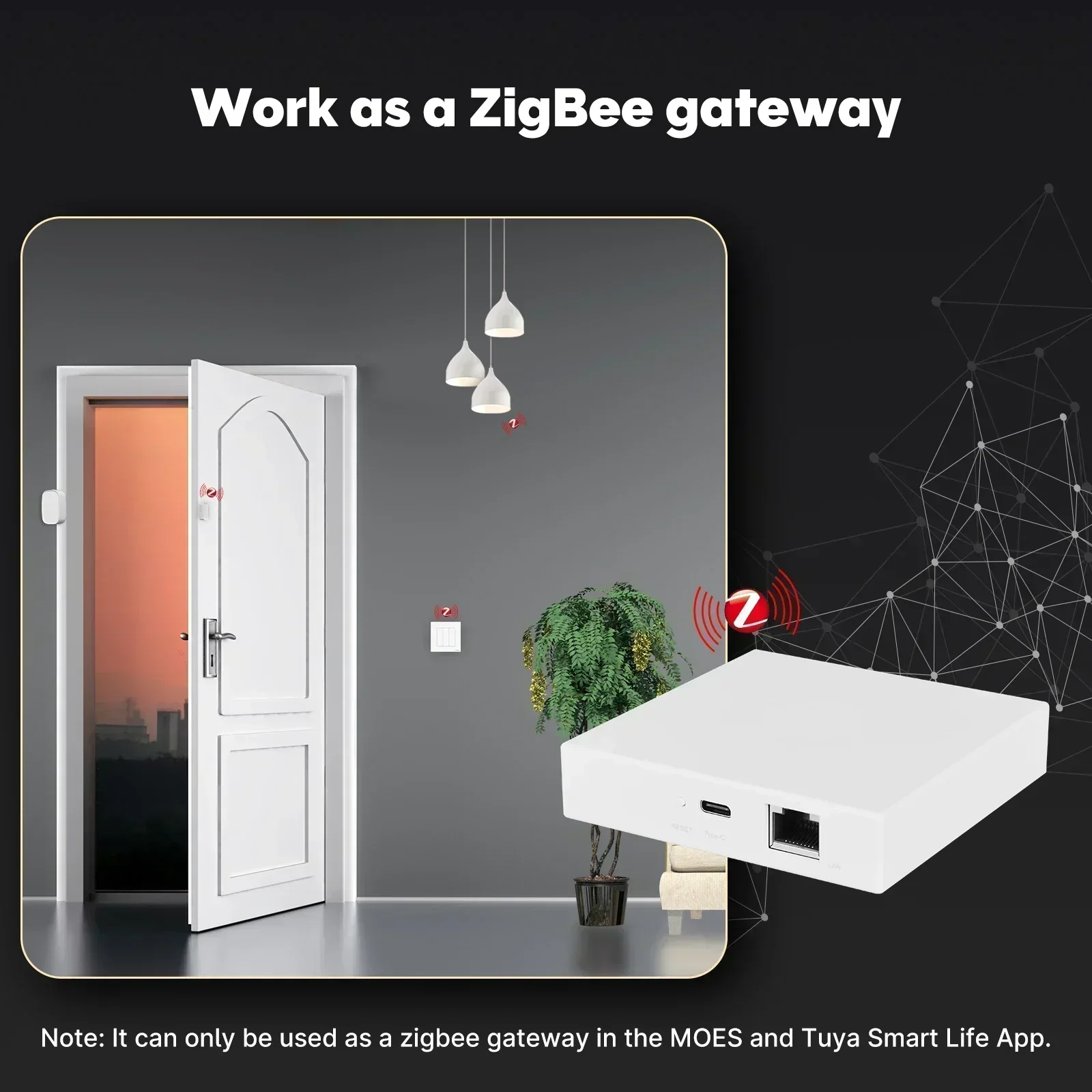 MOES Tuya Zigbee Matter Thread - Smart Home Group ulasan dan harga