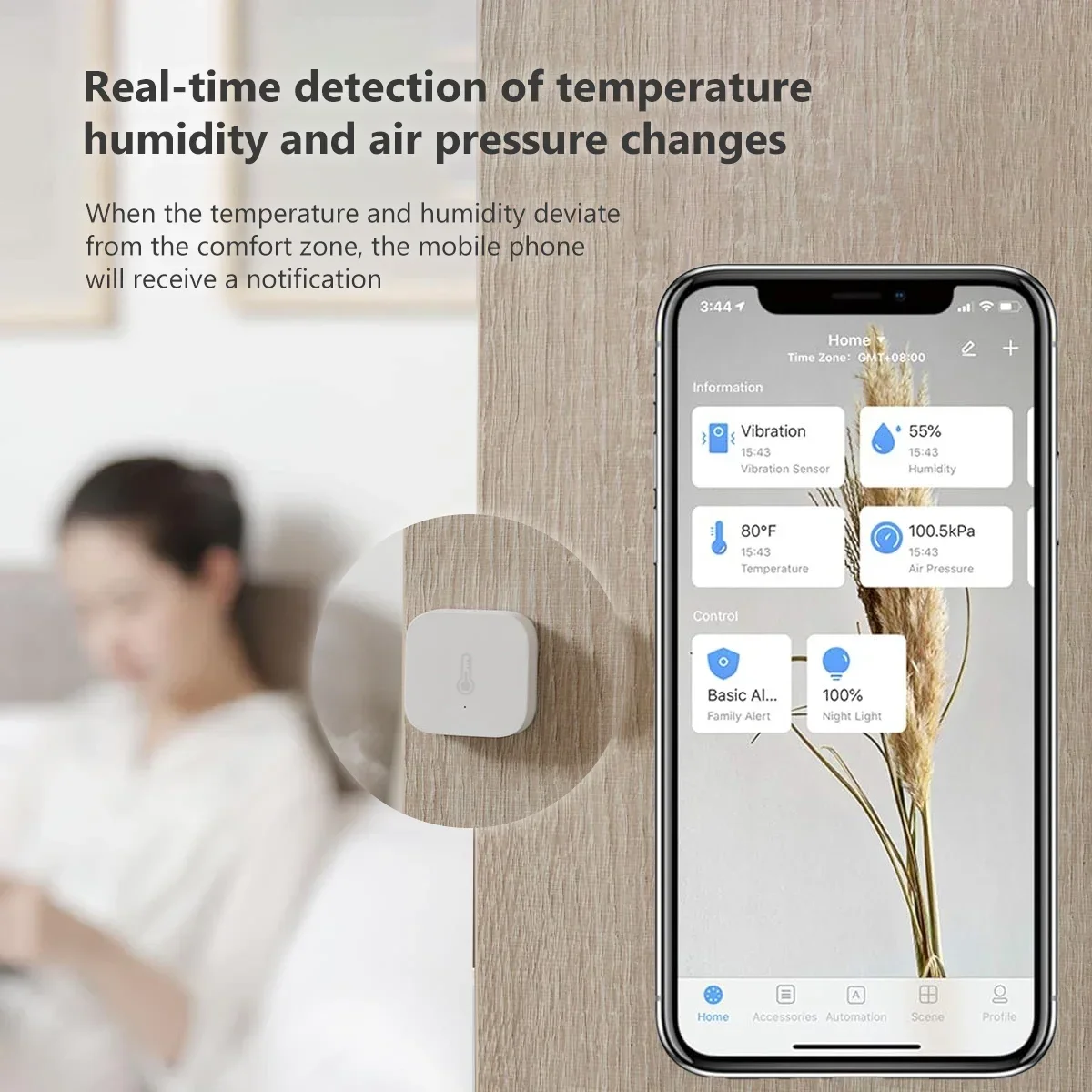 Aqara Temperature Sensor Zigbe - Smart Home Group ulasan dan harga