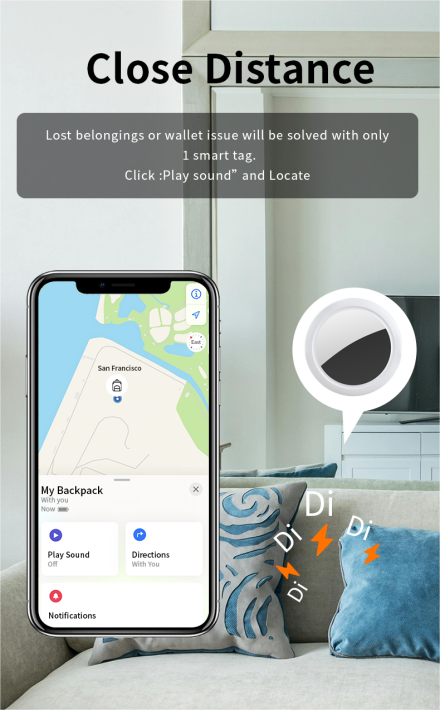 JSPTEC Security Bluetooth Tag  - Smart Home Group ulasan dan harga