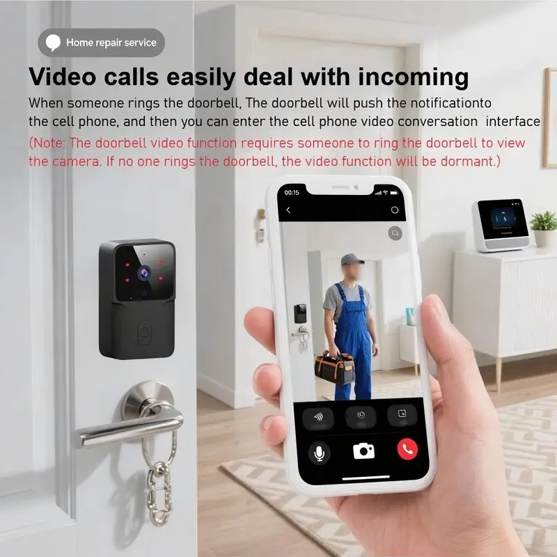Smart WiFi Wireless doorbell I - Smart Home Video Doorbell Installation ulasan dan harga