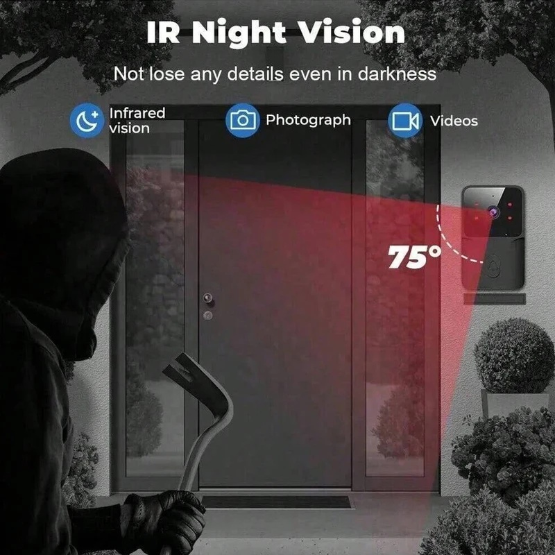 Smart WiFi Wireless doorbell I - Smart Home Video Doorbell Installation ulasan dan harga