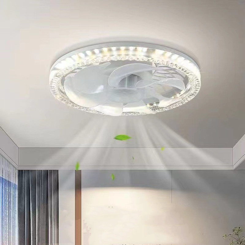 50W 30cm New Ceiling Fan Light - Smart Home Ventilation System ulasan dan harga