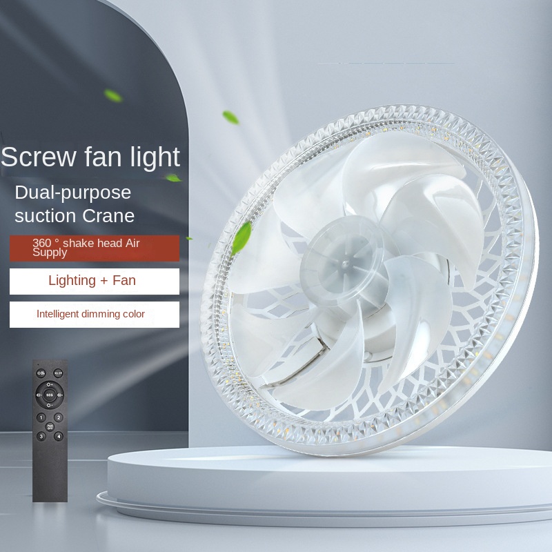 50W 30cm New Ceiling Fan Light - Smart Home Ventilation System ulasan dan harga