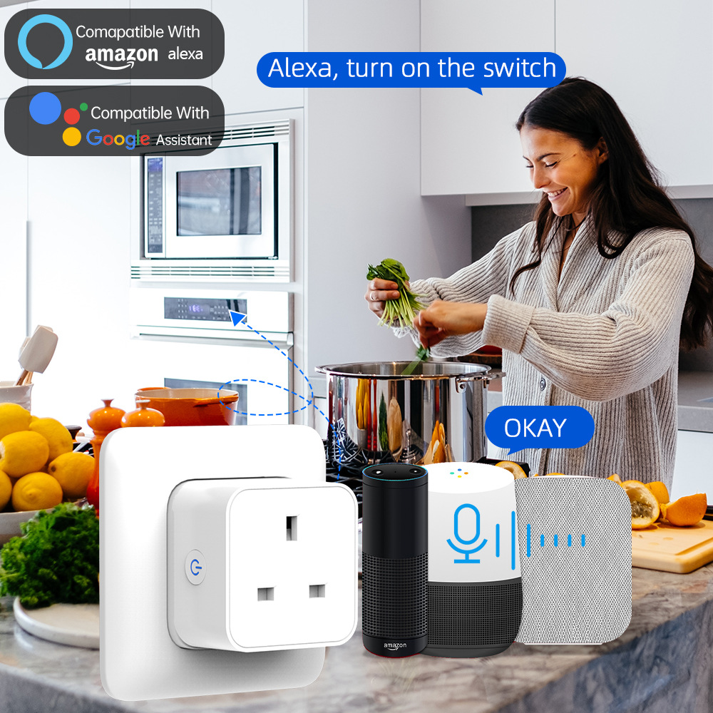 Tuya Smart Socket 16A/20A WiFi - Smart Home Wiser ulasan dan harga