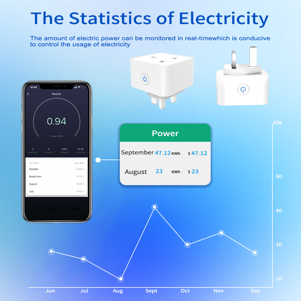 Tuya Smart Socket 16A/20A WiFi - Smart Home Wiser ulasan dan harga