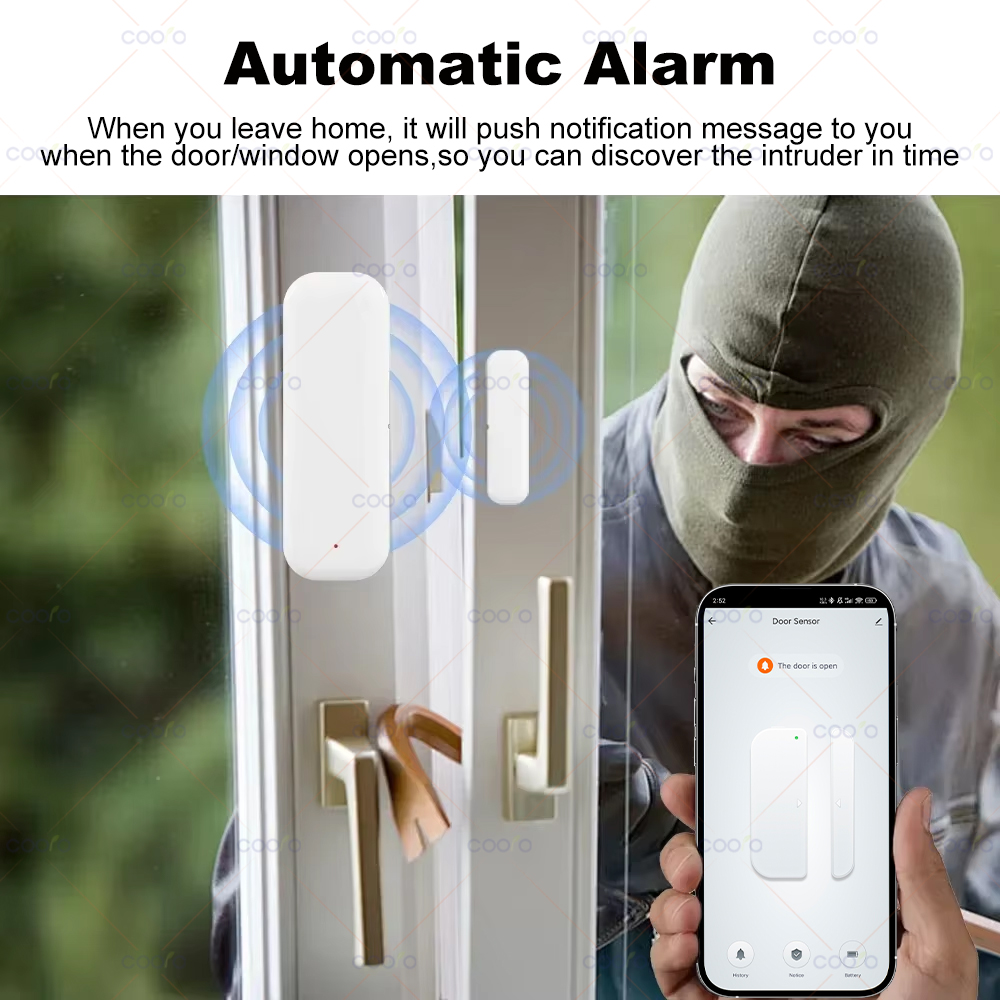 Zigbee 3.0 Door Window Sensor  - Smart Home Hub ulasan dan harga