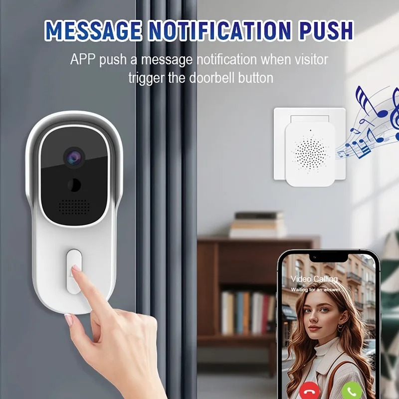 Tuya Smart Video Doorbell Two- - Smart Home Video ulasan dan harga