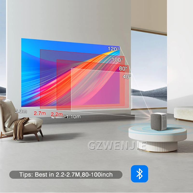 H6 Mini Projector LED 1080P Fu - Smart Home Video ulasan dan harga