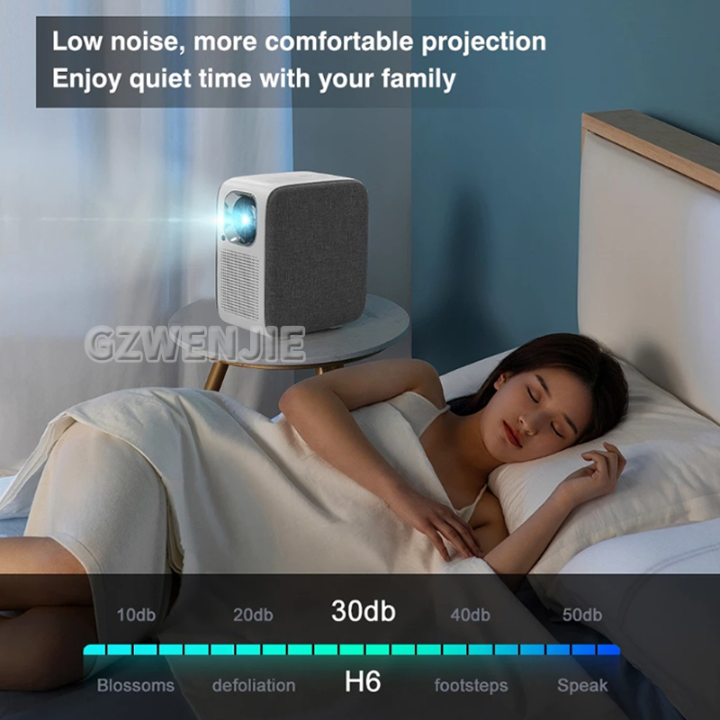 H6 Mini Projector LED 1080P Fu - Smart Home Video ulasan dan harga