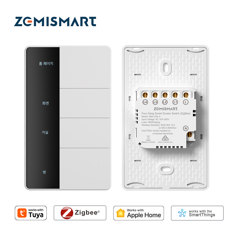 1234 Gang US Type Zigbee Push  - Smart Home Hub ulasan dan harga