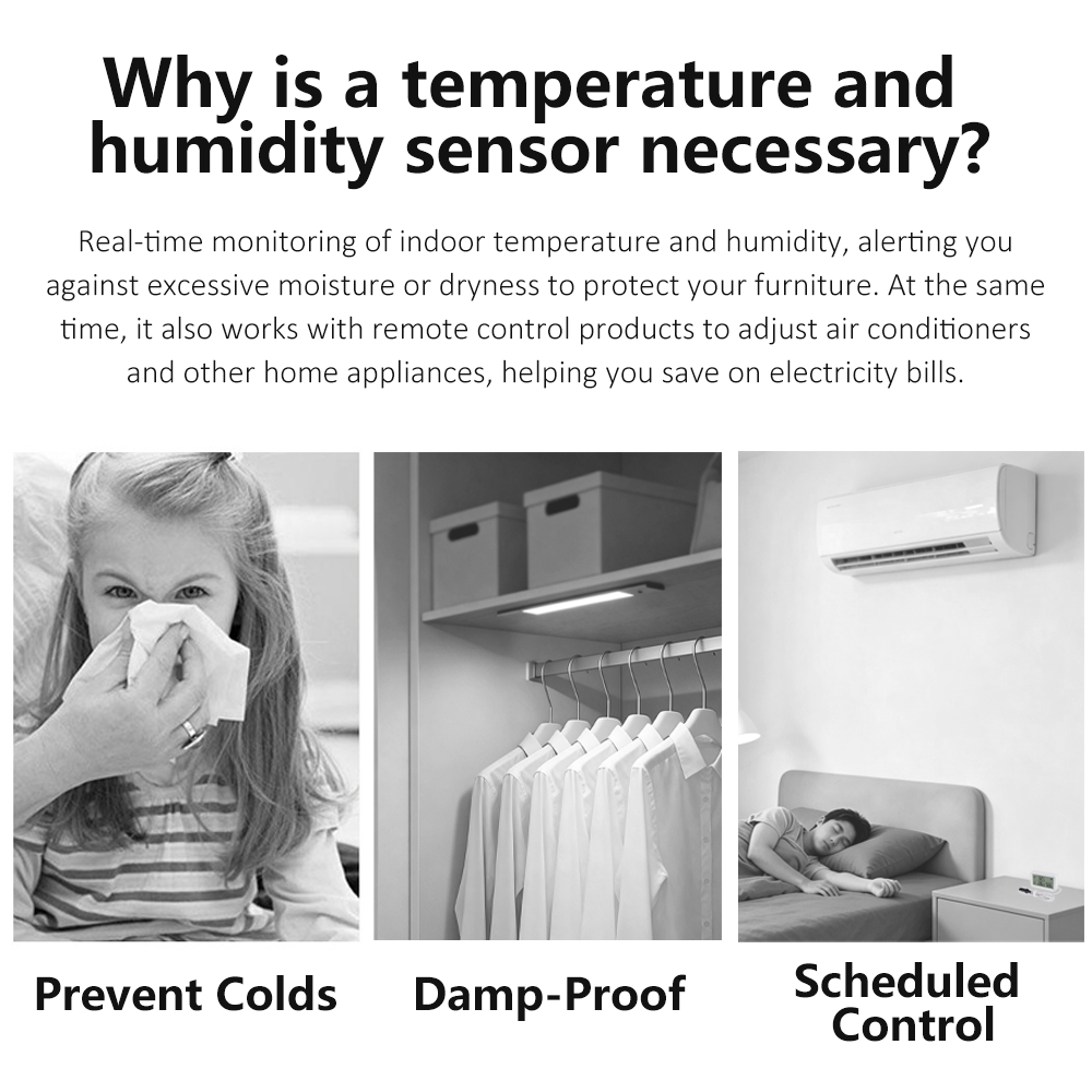 Zigbee Temperature Humidity Se - Smart Home Samsung ulasan dan harga