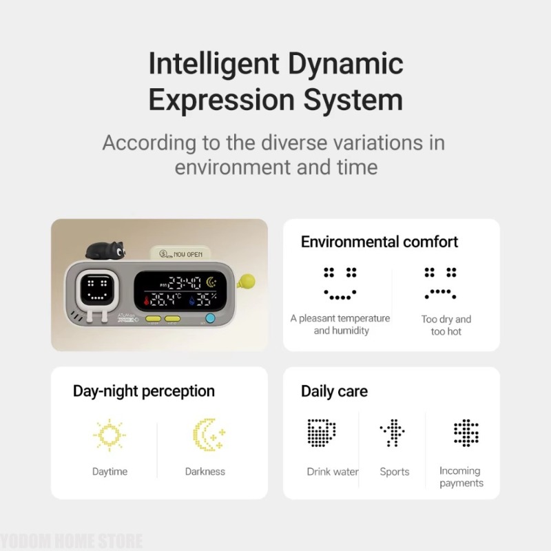 LED Smart Alarm Clock Room The - Smart Home Icon ulasan dan harga