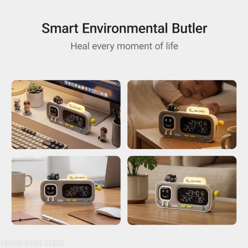 LED Smart Alarm Clock Room The - Smart Home Icon ulasan dan harga