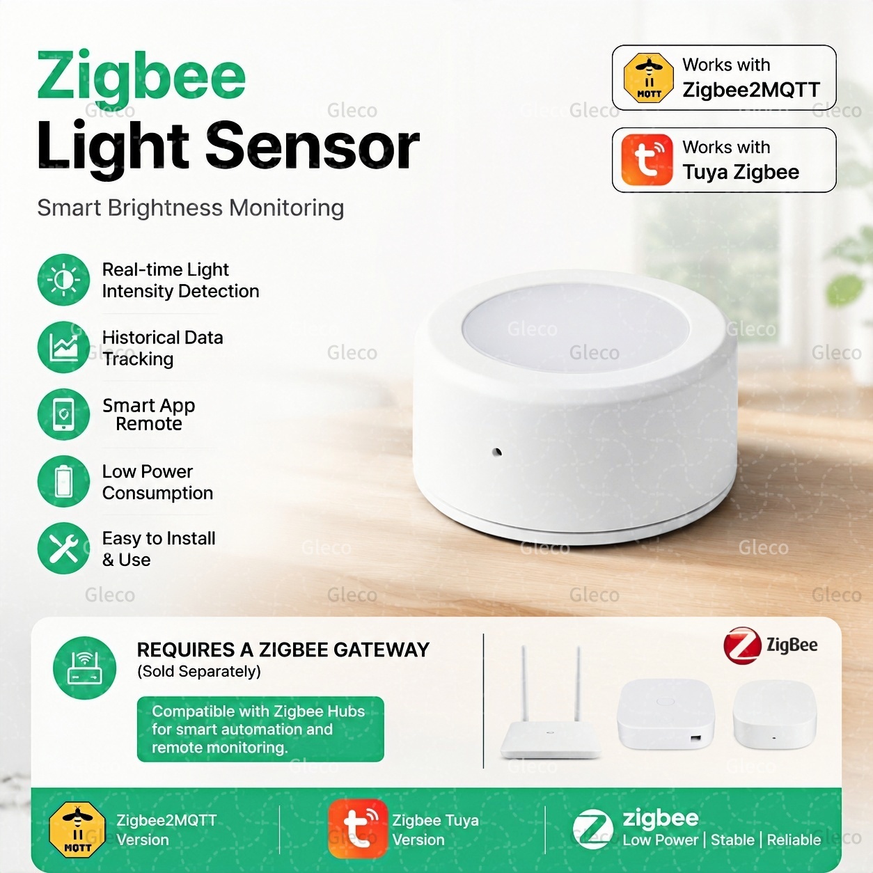 ZigBee Luminance Light Sensor  - Smart Home Hub ulasan dan harga