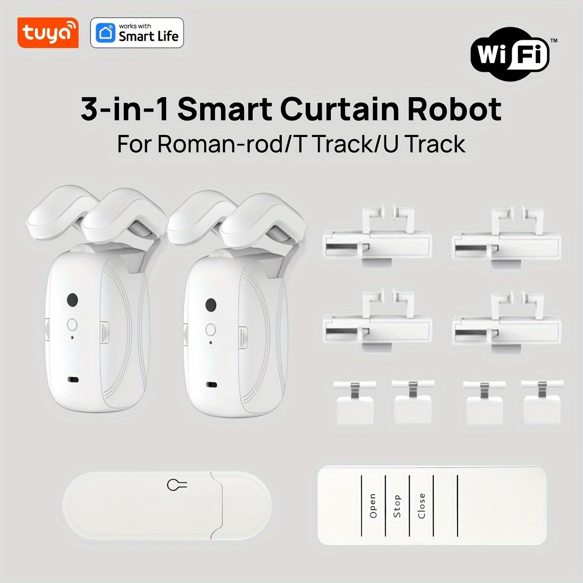 1/2PCS Tuya Smart WiFi Curtain - Smart Home Zentrale ulasan dan harga