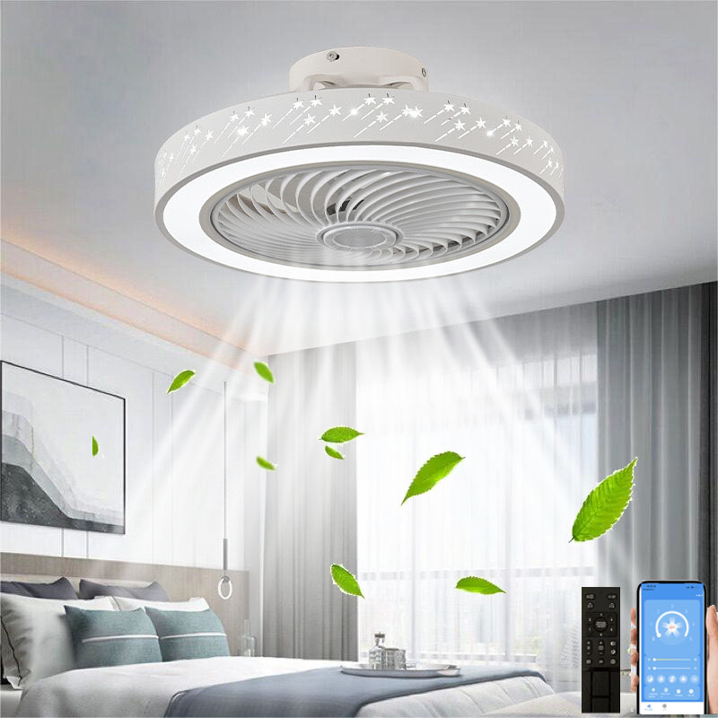 46CM Smart App Ceiling Fan wit - Smart Home Ventilation System ulasan dan harga