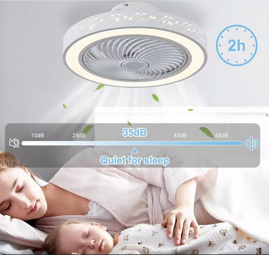 46CM Smart App Ceiling Fan wit - Smart Home Ventilation System ulasan dan harga