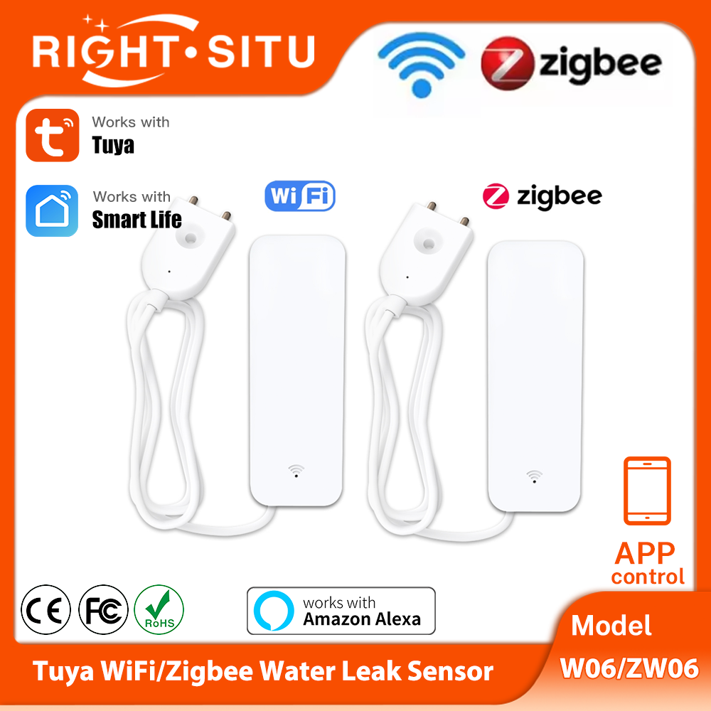 Tuya WiFi Zigbee Water Sensor  - Smart Home Green ulasan dan harga