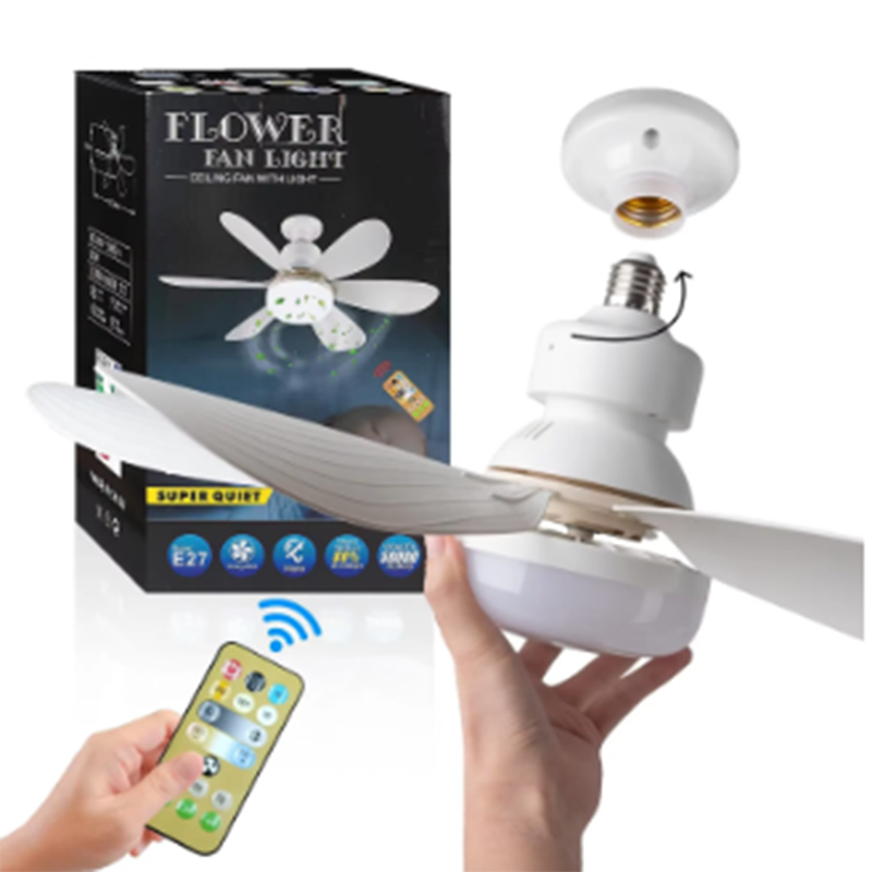 2026 Home E27 LED Ceiling Fan  - Smart Home Ventilation System ulasan dan harga