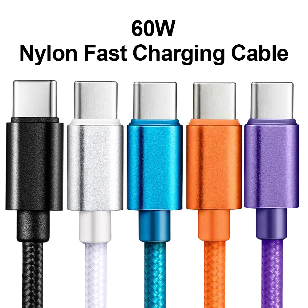 60W Braided USB C Cable 1M 2M  - Smart Home Samsung ulasan dan harga