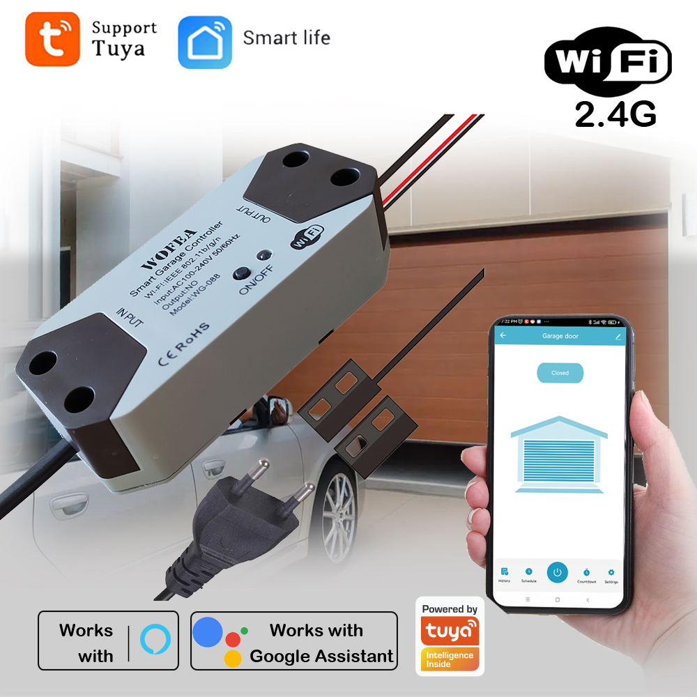 Smart Garage Door Opener Contr - Smart Home Zentrale ulasan dan harga