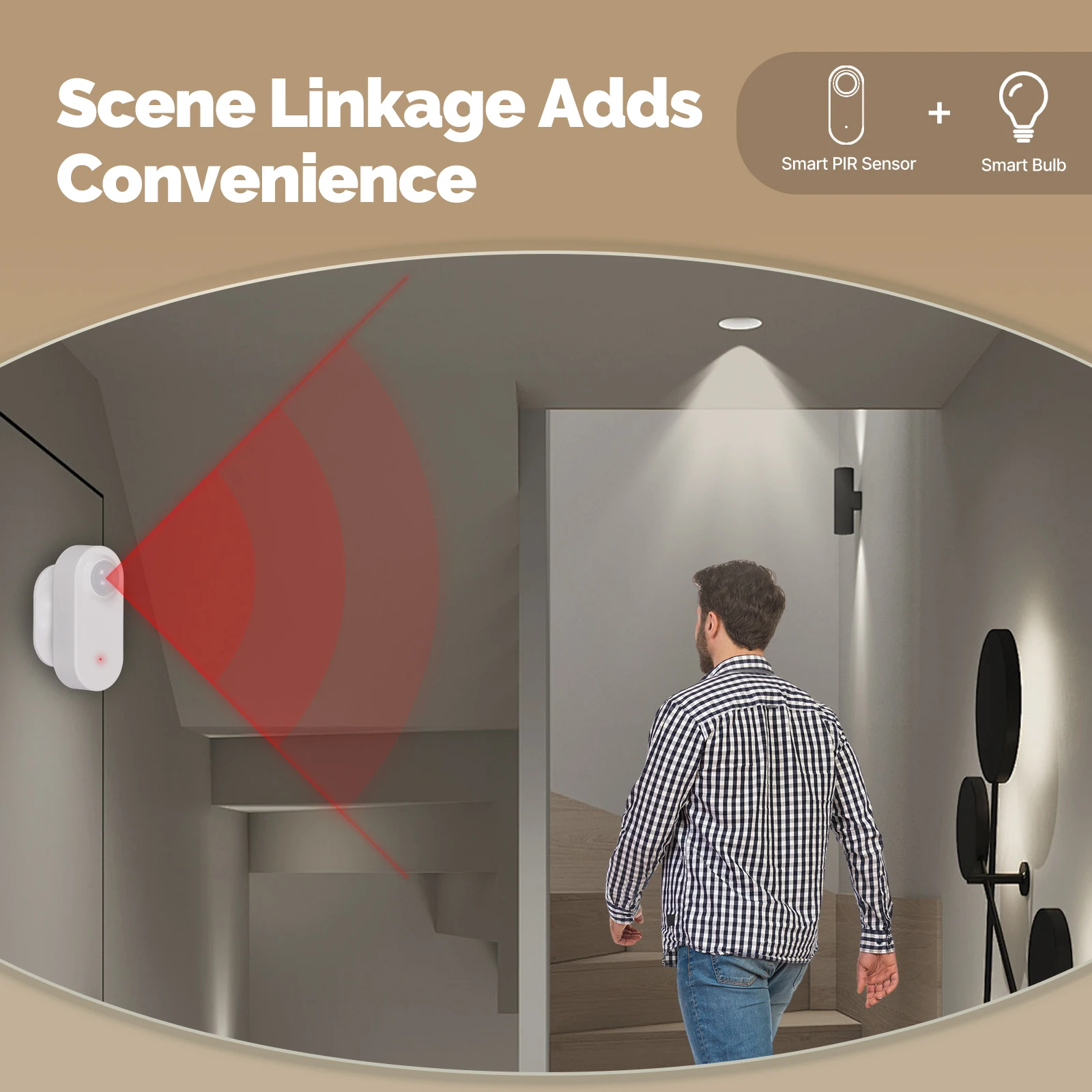 MOES Zigbee 3.0 Tuya Smart PIR - Smart Home Wiser ulasan dan harga