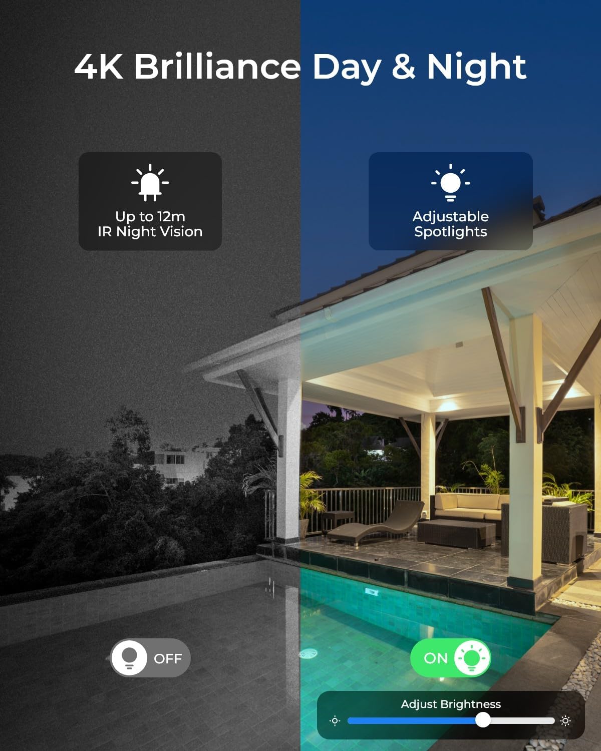 PoE 4K Outdoor Home Security C - Smart Home Video ulasan dan harga