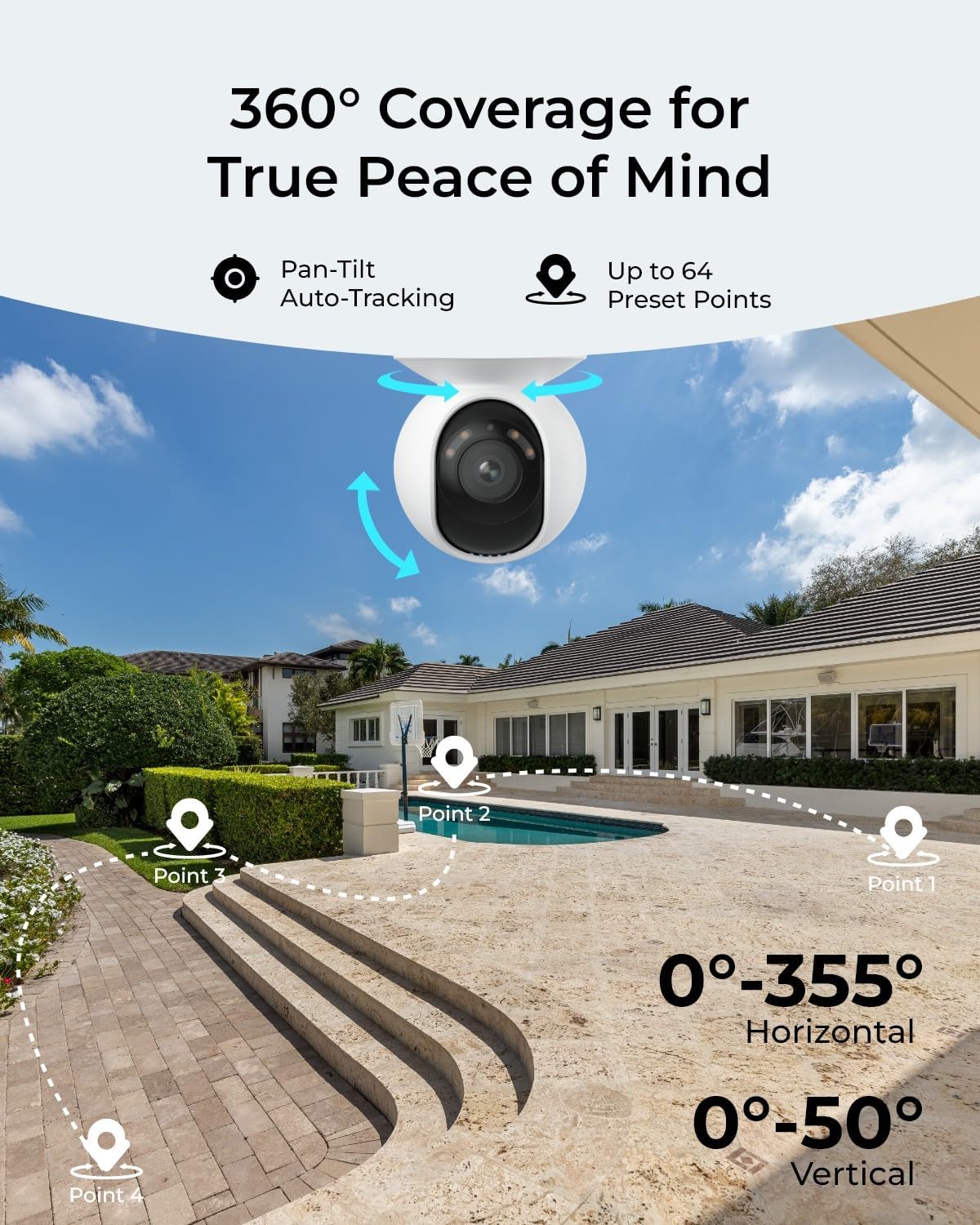 PoE 4K Outdoor Home Security C - Smart Home Video ulasan dan harga