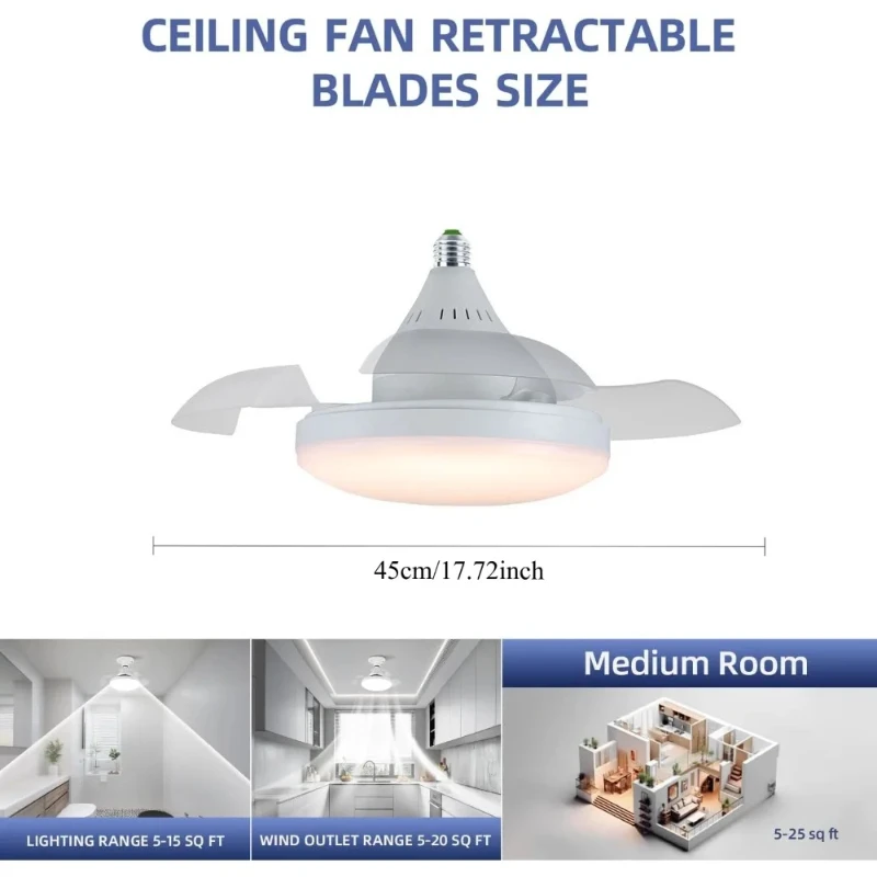 Ceiling Fan With Lighting And  - Smart Home Ventilation System ulasan dan harga