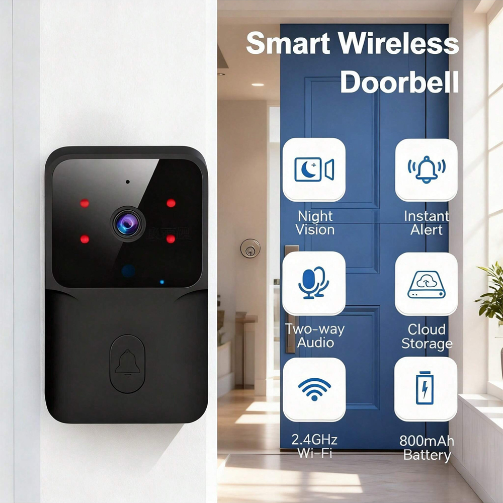 Smart WiFi Wireless doorbell I - Smart Home Video Doorbell Installation ulasan dan harga