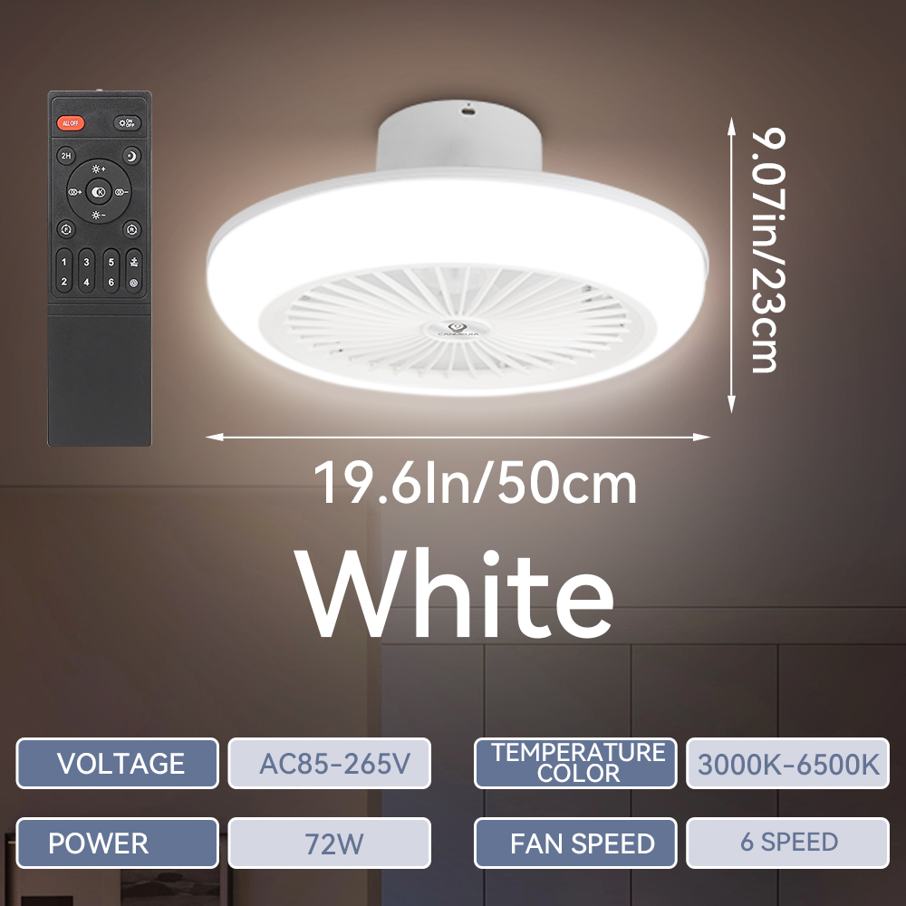72W Ceiling Fan Ceiling Light  - Smart Home Ventilation System ulasan dan harga