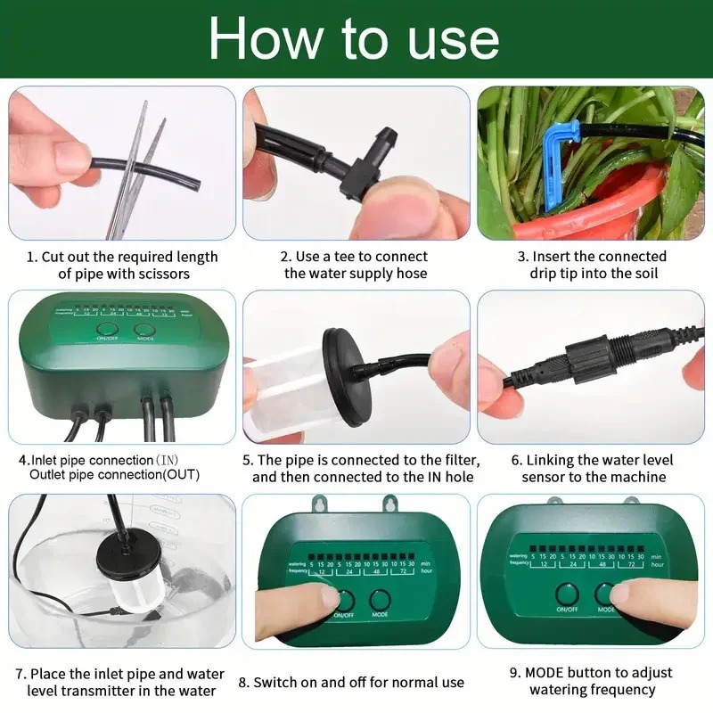Solar Intelligent Irrigation K - Smart Home Green ulasan dan harga