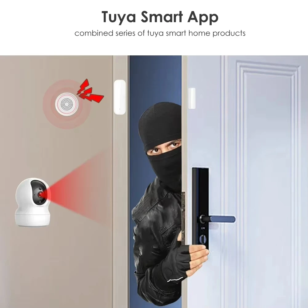 Tuya Zigbee/WiFi Magnetic Door - Smart Home Gateway ulasan dan harga