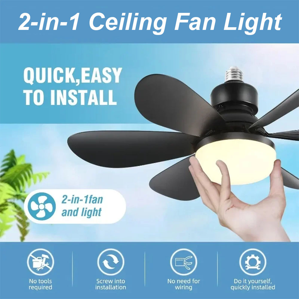 30/40W Ceiling Fan Lighting Co - Smart Home Ventilation System ulasan dan harga